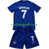Maillot de Foot Manchester United Cristiano Ronaldo 7 2008-2009 Retro Enfant Troisieme